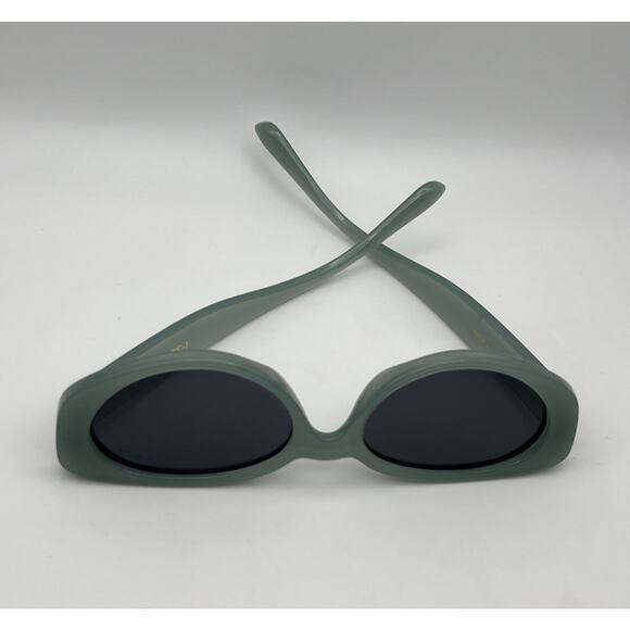 I Sea Marley Sunglasses Green Blue Square Cat Eye Retro - Picture 2 of 8